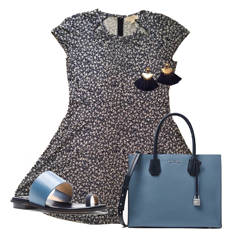 MICHAEL Michael Kors micro floral dress